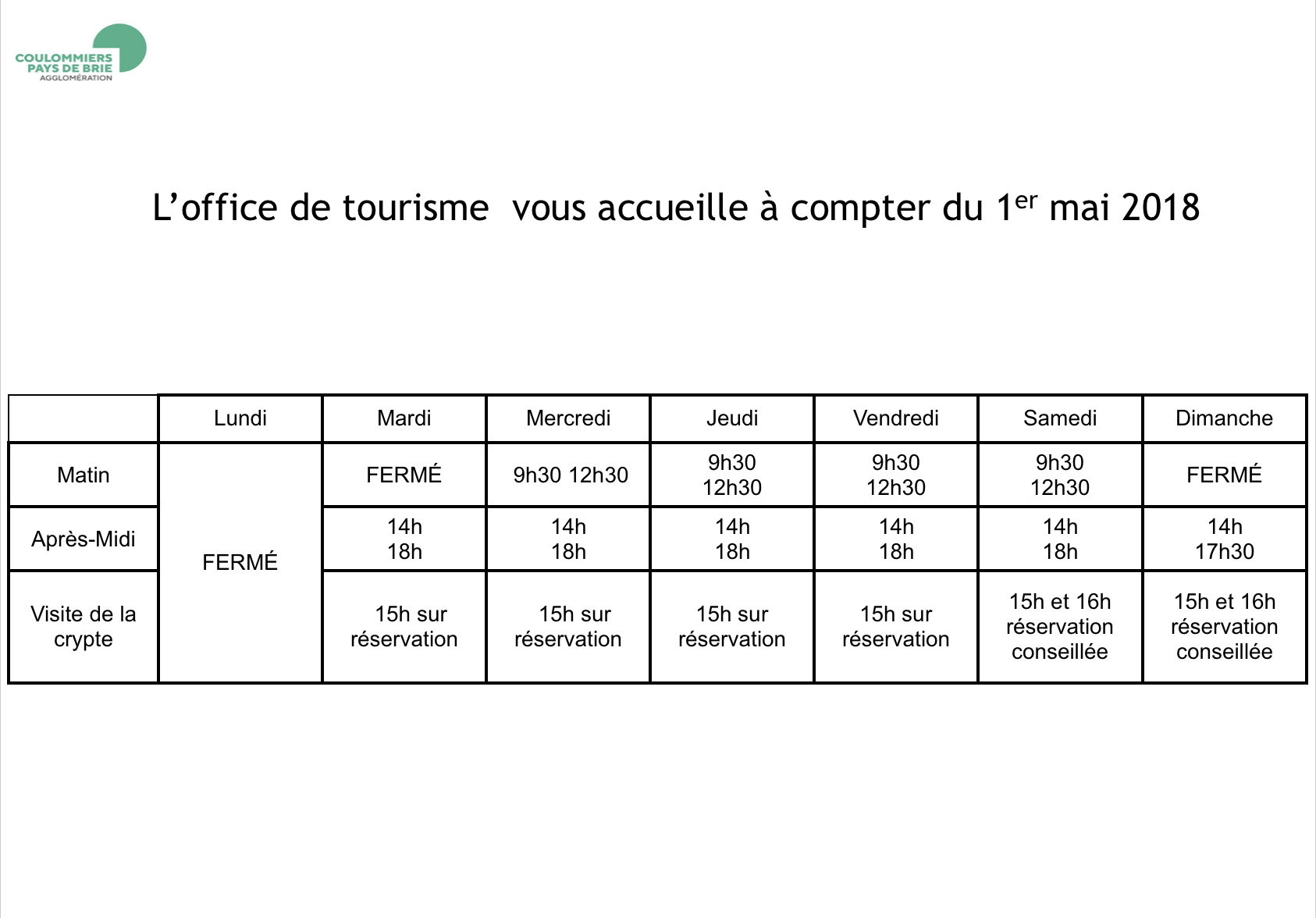 622horairesot mai2018